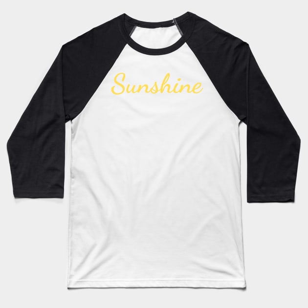 Sunshine Baseball T-Shirt by Felicity-K